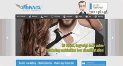 Desktop Screenshot of online-marketing-wings.hu