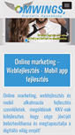 Mobile Screenshot of online-marketing-wings.hu