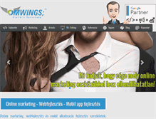 Tablet Screenshot of online-marketing-wings.hu